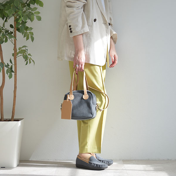 No.10063C クロールバリエ×ことりっぷ 2WAY キューブバッグ