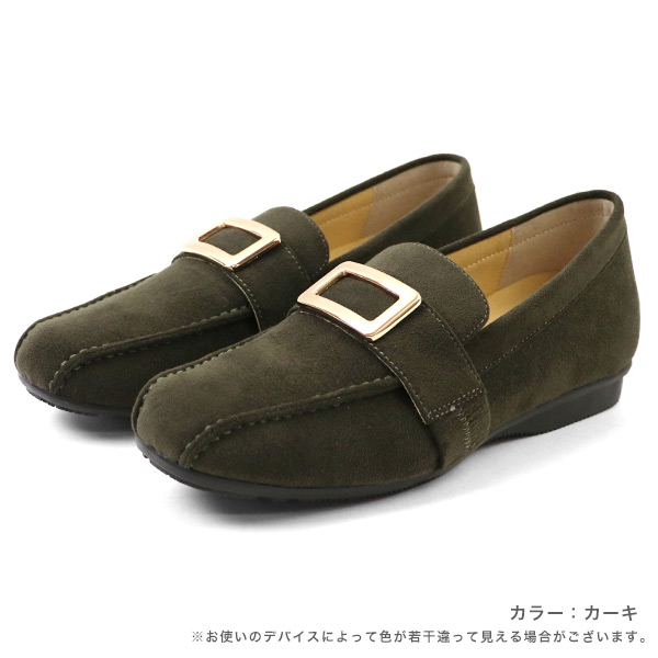 No178282 クロールバリエ バックル付き スクエア スリッポン