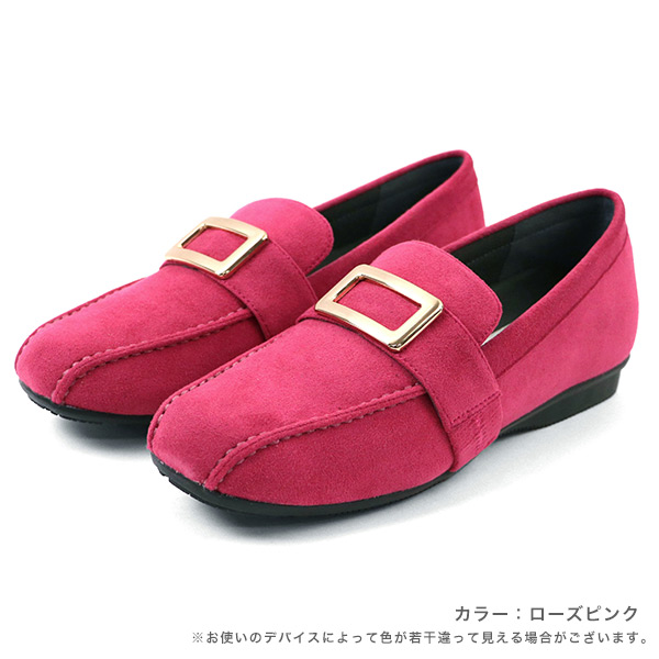 No178282 クロールバリエ バックル付き スクエア スリッポン