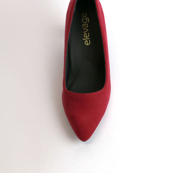 7cmヒール ポインテッドトウ サスティナブル シューズ パンプス 3E