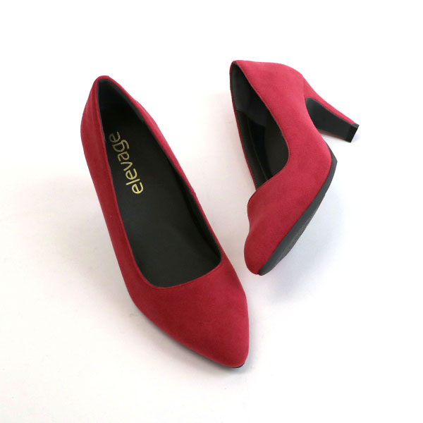 7cmヒール ポインテッドトウ サスティナブル シューズ パンプス 3E