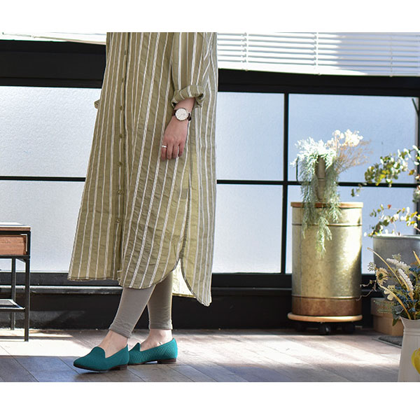 美品 オッフェン パールオペラシューズ フラットシューズ ニット素材 グリーン 楽天市場】【洗える靴】ことりっぷコラボ オペラシューズ