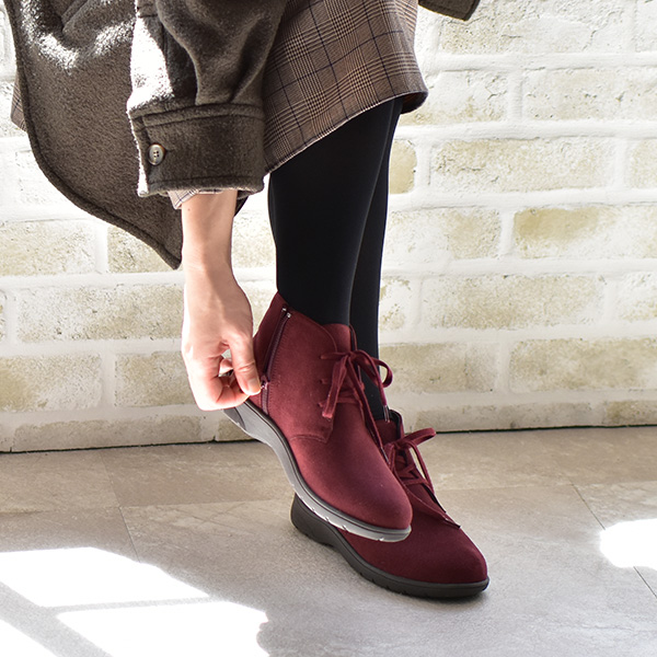 プリエール No.329282 クロールバリエ カラーブロック ショートブーツ