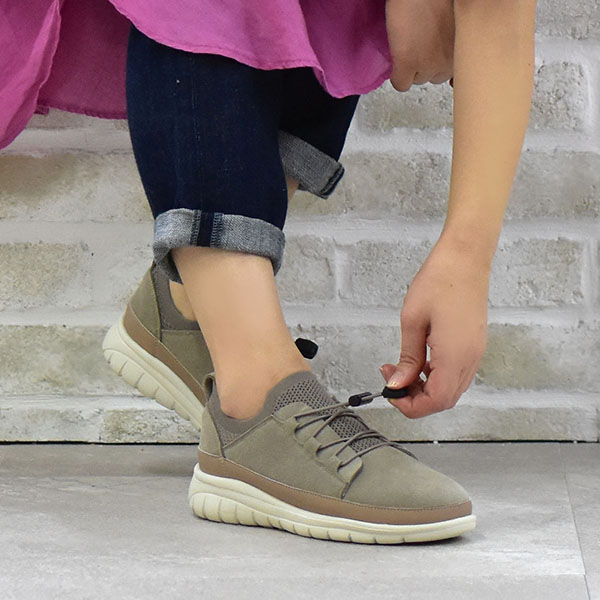 NO.335202 クロールバリエ ニット コンビ スリッポン【2023春夏