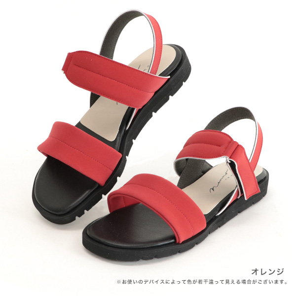 newmo ニューモ クラリーノ ストレッチ トングサンダル