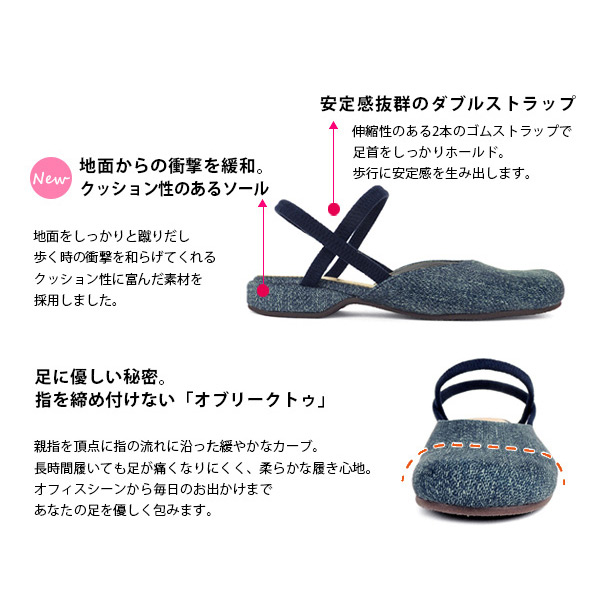 サンダル 幅広 甲高 レディース つま先 あり 痛くない 25.5cm