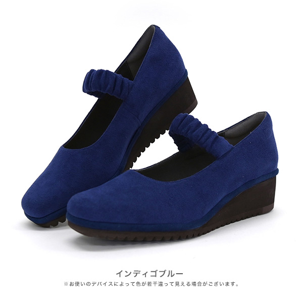 No.574281 クロールバリエ 軽量シャーリングストラップ パンプス