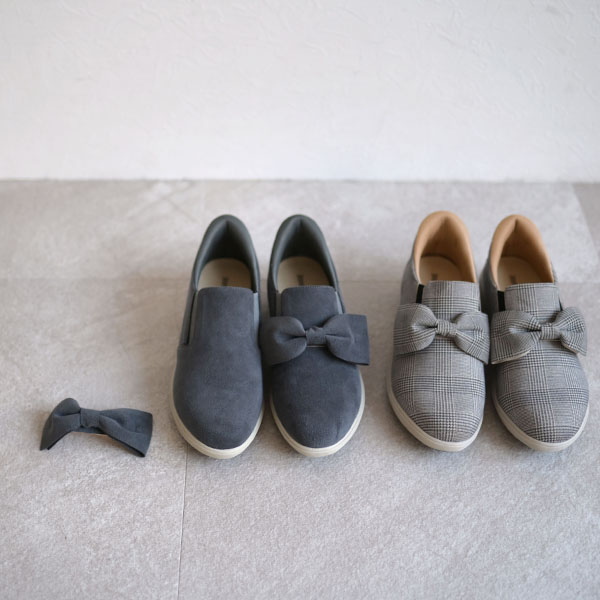 No.574282 クロールバリエ 2WAYリボン付きスリッポン 【2025秋冬新作