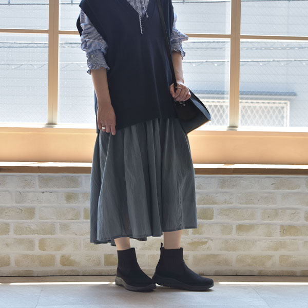 No.574283 クロールバリエ ニット ショートブーツ 【2025秋冬新作・新色】