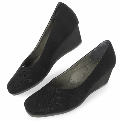 No 669 クロールバリエ 軽量パンプス ブラック レディース シューズ